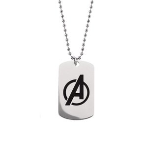 Disney Oceľový náhrdelník psie známka Avengers Marvel C600373L-M.CS