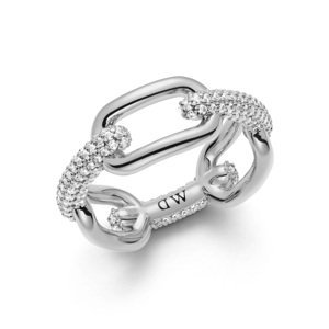 Daniel Wellington Elegantný prsteň Crystal Link DW0040061 50 mm