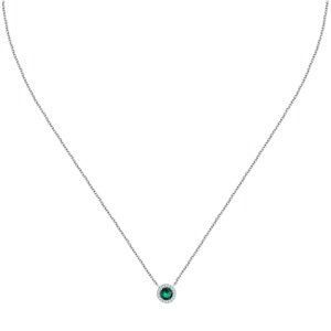 La Petite Story Elegantný strieborný náhrdelník so zirkónmi Silver LPS10AWV06