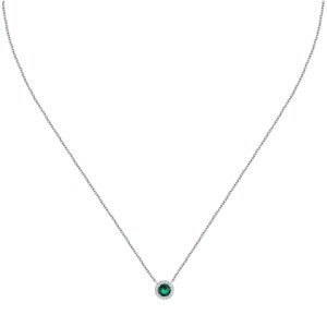 La Petite Story Elegantný strieborný náhrdelník so zirkónmi Silver LPS10AWV06