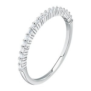 La Petite Story Elegantný strieborný prsteň so zirkónmi Silver LPS03AWV100 52 mm
