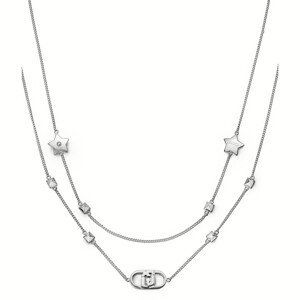 Liu Jo Štýlový dvojitý náhrdelník z ocele Fashion LJ2206