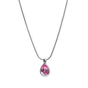 Oliver Weber Slušivý náhrdelník s ružovým kryštálom Swarovski 11022 209