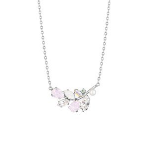 Preciosa Očarujúce náhrdelník s krištáľom a syntetickými opálmi Candy Blossom 2361 70