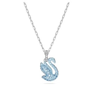 Swarovski Nežný náhrdelník s modrou Labutou Iconic Swan 5680422