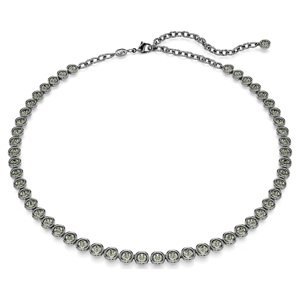 Swarovski Luxusný náhrdelník s čiernymi krištáľmi Imber Tennis 5682593