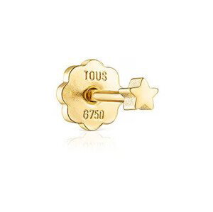 Tous Zlatá piercingová náušnica s hviezdičkou Basics 1003707000