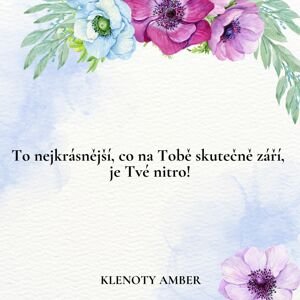 Klenoty Amber Darčeková karta s venovaním úprava: pro tebe