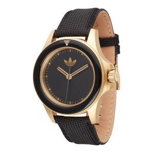 ADIDAS ORIGINALS Analógové hodinky  zlatá / čierna