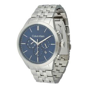 Calvin Klein Analógové hodinky  modrá / strieborná