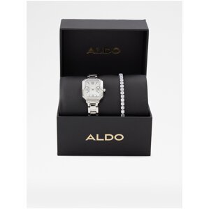 Dámske hodinky v striebornej farbe ALDO Thunad