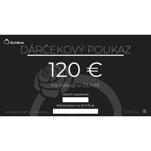 OLIVIE DARČEKOVÝ POUKAZ elektronický 1287 Hodnota: 120 €