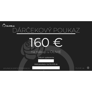 OLIVIE DARČEKOVÝ POUKAZ elektronický 1287 Hodnota: 160 €