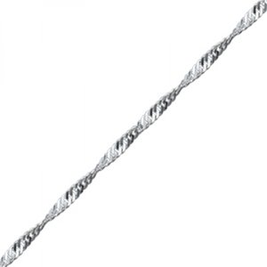 OLIVIE Strieborná retiazka 55 cm TWIST 3535 Ag 925; ≤2,6 g.