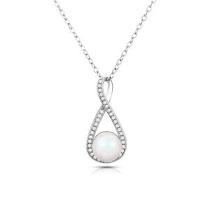 OLIVIE Strieborný náhrdelník PERLA 4115 Ag 925; ≤3,7 g.