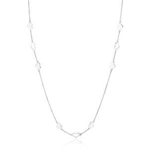 OLIVIE Dlhý strieborný srdiečkový náhrdelník 4833 Ag 925; ≤3,4 g.