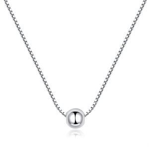 OLIVIE Strieborný náhrdelník GULIČKA 5148 Ag 925; ≤1,2 g.