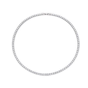 OLIVIE Strieborný tenisový 45cm/4mm náhrdelník 7289 Ag 925; ≤26 g.