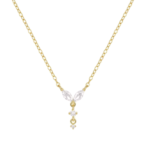 OLIVIE Strieborný minimalistický náhrdelník GOLD 8705 Ag 925; ≤1,3 g.