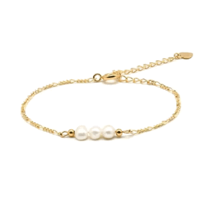 OLIVIE Strieborný perlový náramok GOLD 8720 Ag 925; ≤1,9 g.