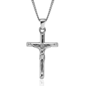 OLIVIE Strieborný náhrdelník KRÍŽ S JEŽIŠOM 8880 Ag 925; ≤6,3 g.