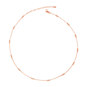 OLIVIE Strieborný náhrdelník s guličkami ROSE 8885 Ag 925; ≤3,9 g.