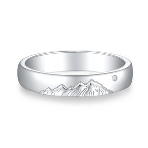 OLIVIE Snubní stříbrný prsten HORY 8892 Veľkosť prsteňov: 13 (EÚ: 71), Pohlavie: Pánske Ag 925; ≤2,6 g.