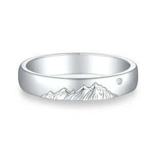 OLIVIE Snubní stříbrný prsten HORY 8892 Veľkosť prsteňov: 5 (EÚ: 49 – 50), Pohlavie: Dámske Ag 925; ≤2,6 g.