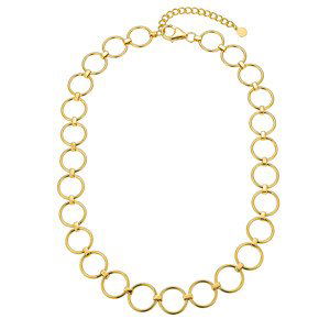 OLIVIE Strieborný krúžkový náhrdelník GOLD 8952 Ag 925; ≤24,5 g.