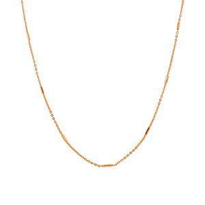 OLIVIE Strieborný náhrdelník ROSE 8958 Ag 925; ≤2,1 g.