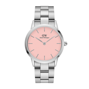 Daniel Wellington DW Hodiny Iconic Link Blush 36mm Strieborná