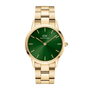 Daniel Wellington DW Hodiny Iconic Link Emerald 36mm Gold