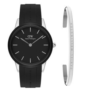 Daniel Wellington DW Iconic Motion + Classic Bracelet Large 40mm Strieborná