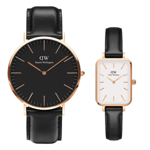 Daniel Wellington DW Classic Sheffield + Quadro Sheffield 40mm Ružové zlato