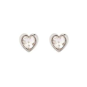 Ted Baker Náušnice 'HAN: CRYSTAL HEART EARRING'  strieborná