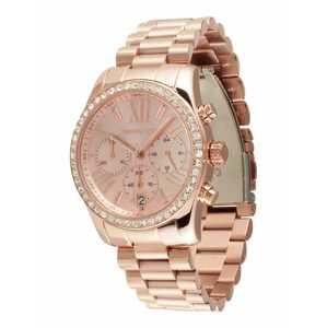MICHAEL Michael Kors Analógové hodinky 'Lexington'  ružové zlato / priehľadná